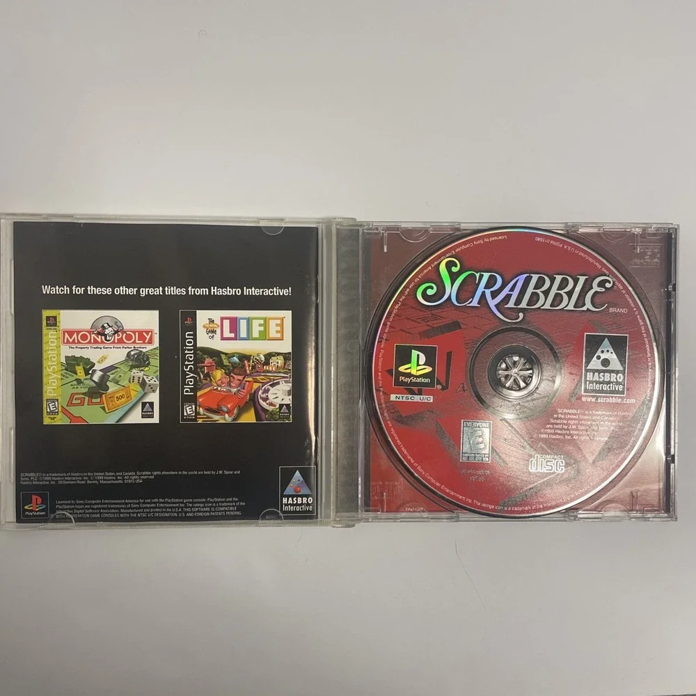 PlayStation Scrabble‎ (PlayStation 1 PS1) COMPLETE & TESTED Works